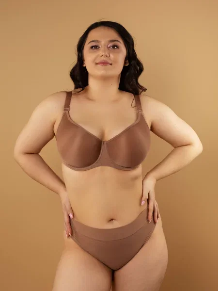 Труси brabrabra поліамід/еластан бежевий