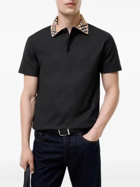 Tricou polo Burberry negru