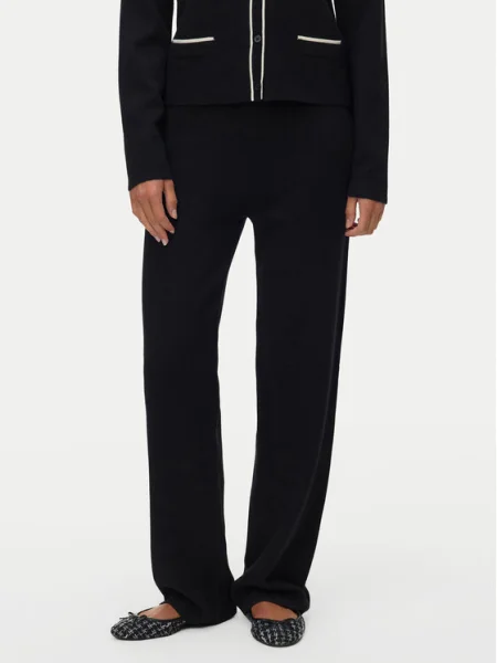Vero Moda Pantaloni tricotați Gold negru