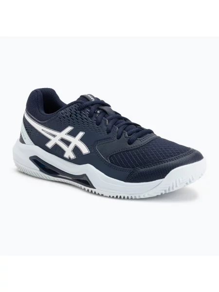 Încălțăminte de tenis pentru femei ASICS Gel-Dedicate 8 Clay W midnight/white alb