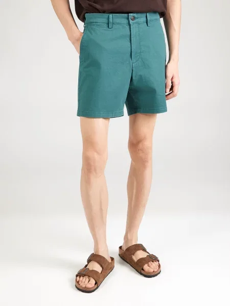 GAP Pantaloni ESSENTIAL petrol verde