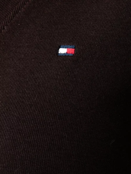 Tommy Hilfiger тениска дамска от кафяво