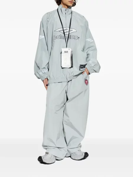 Pantaloni Balenciaga cu imagine gri