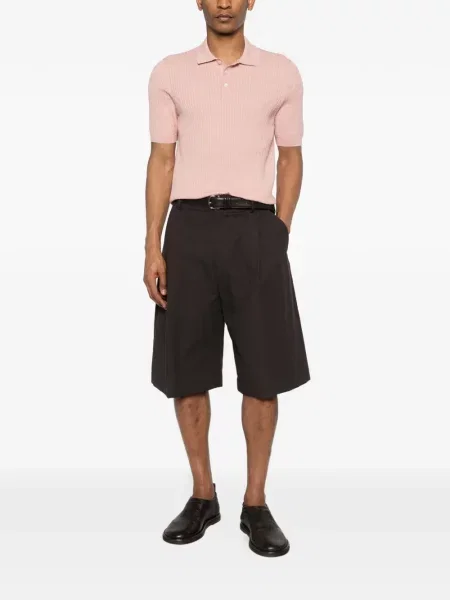Tricou polo Tagliatore tricotate roz