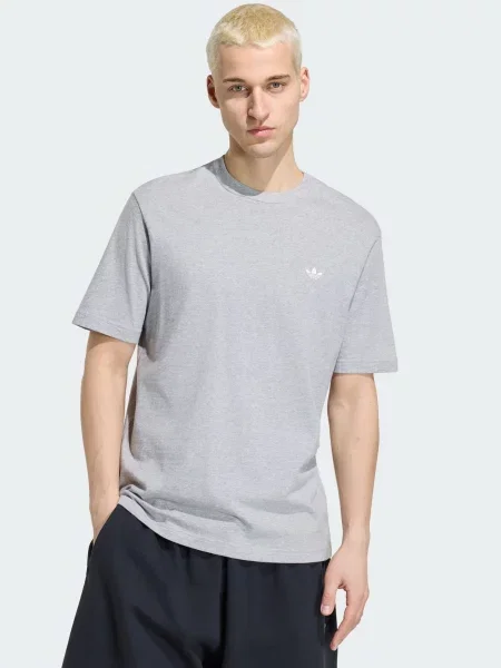 ADIDAS ORIGINALS Tričko Trefoil Essentials' sivá