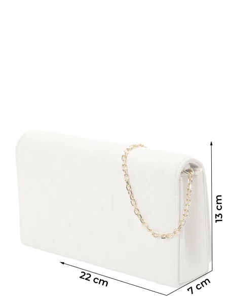 Geanta crossbody Love Moschino alb