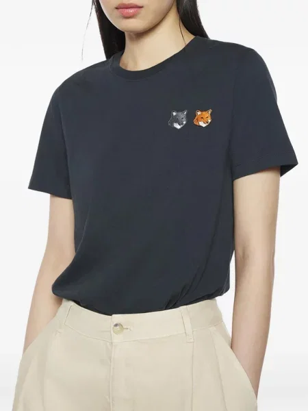 Tricou Maison Kitsune gri