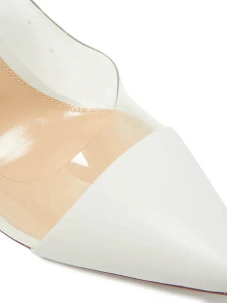 Pantofi cu toc Gianvito Rossi din piele alb