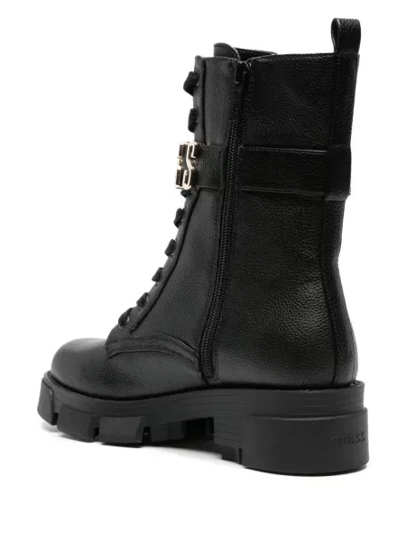 Botine Guess cu autograf negru