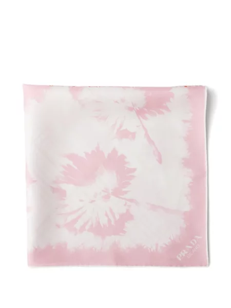 Svileni šal Prada bijela