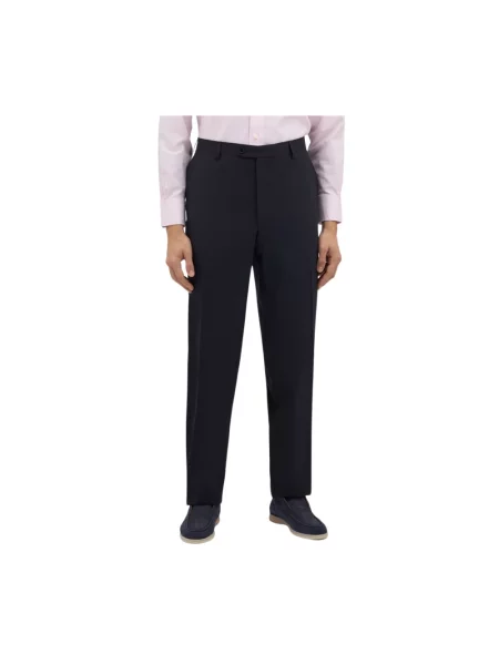 Spodnie Brooks Brothers wełniane niebieskie