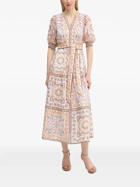 Rochie midi Hale Bob cu imagine cu model paisley
