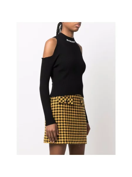 Dzianinowy sweter Barrow czarny