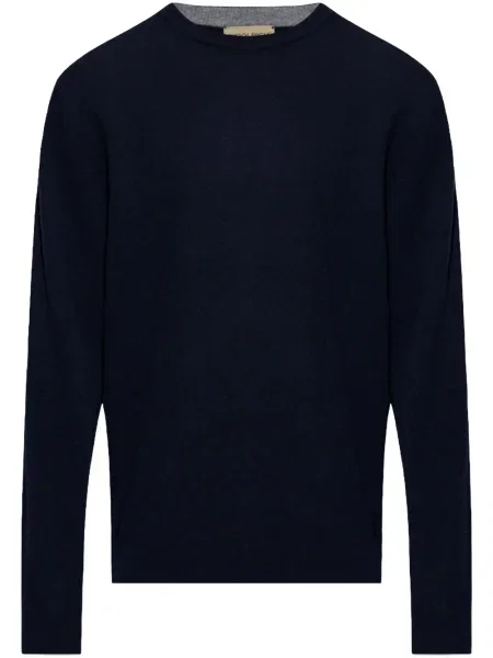 Pulover Woolrich cu broderie de lână negru