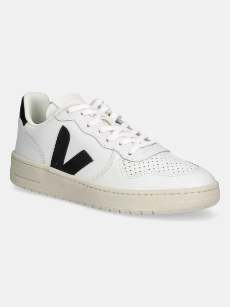Veja sneakers din piele LEATHER bărbați alb