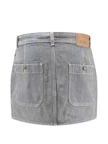 Fustă din denim Marant Etoile albastru