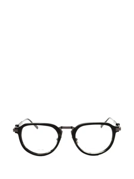Ochelari de soare Philipp Plein Eyewear cu imprimeu geometric negru