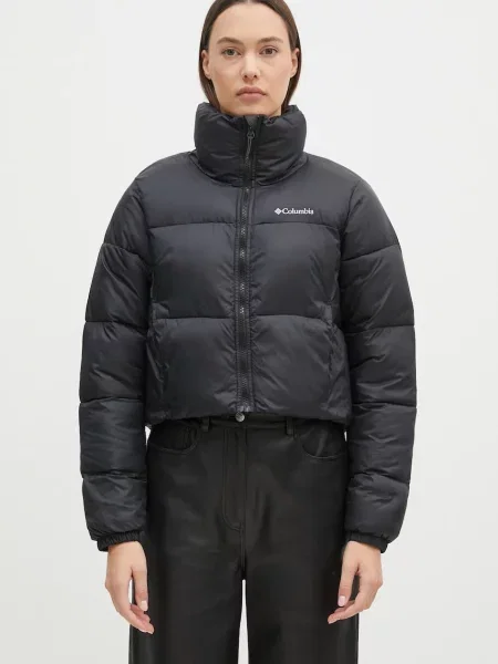 Columbia kurtka Puffect Colorblock zimowa czarny