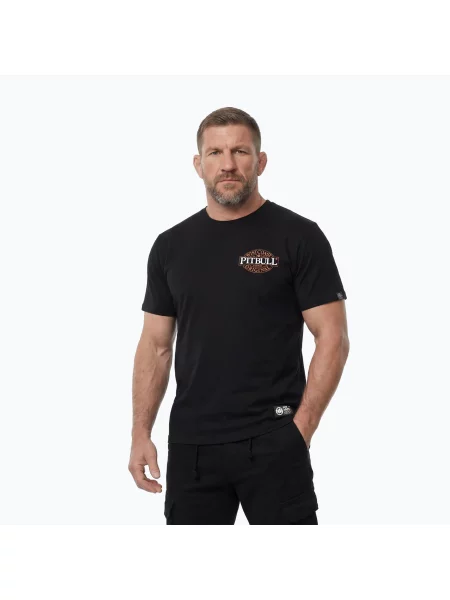 Tricou pentru bărbați Pitbull Hatter black negru