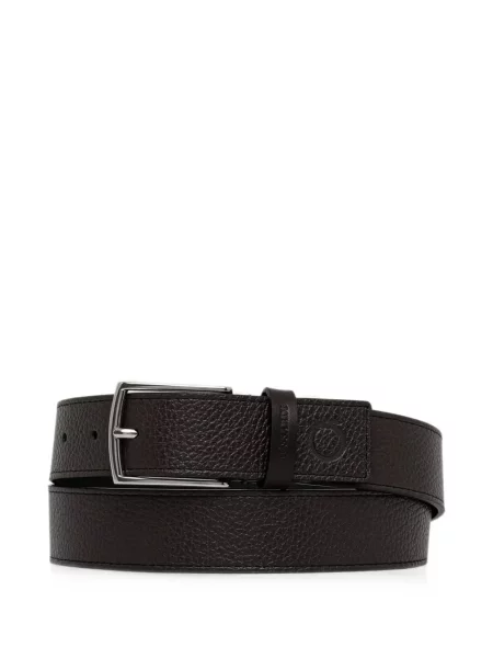 Cu centură curea Trussardi din piele maro