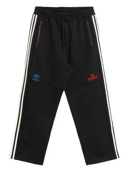 Majica s kapuljačom Adidas s vezom crna