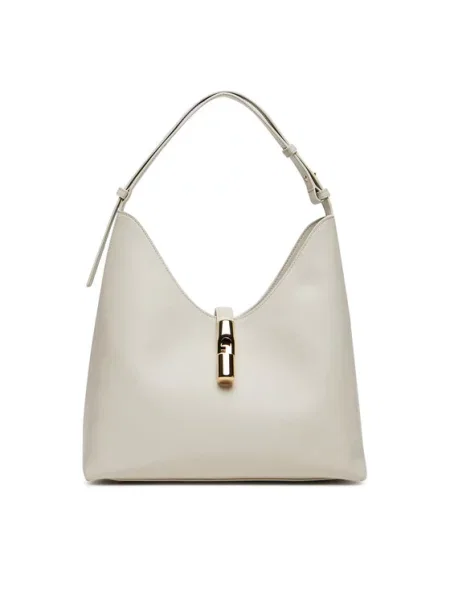 FURLA Torba za čez ramo GOCCIA off-bela bež