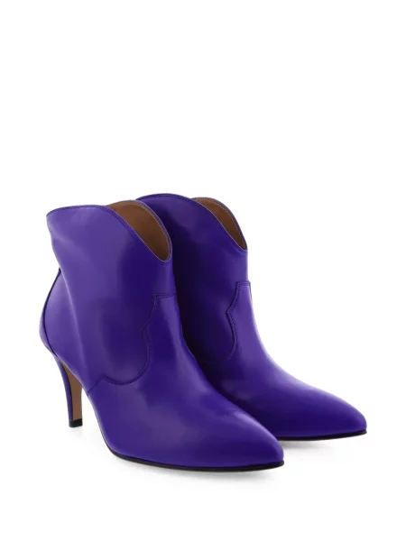 Δερμάτινα μποτάκια αστραγάλου Toral Shoes μωβ