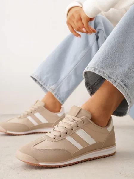 Sneakers Kasunata Kazanata Lannatea închis bej