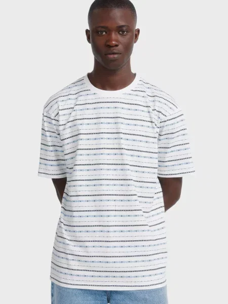 Футболка у смужку Springfield біла