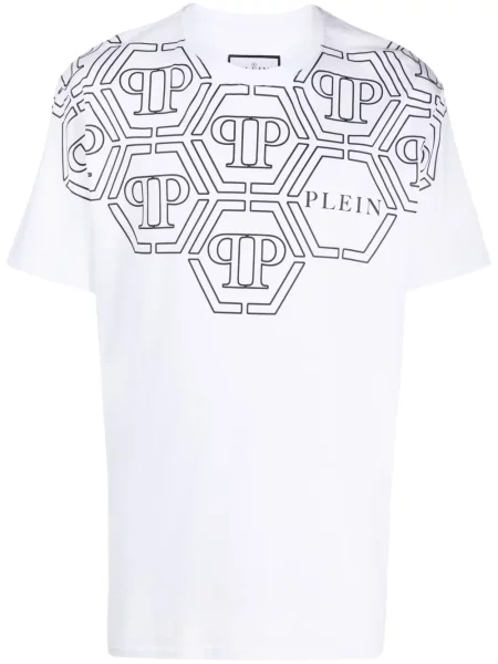 Tricou Philipp Plein alb
