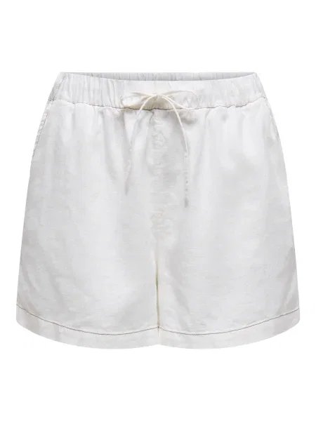 ONLY Pantaloni ONLCARO' alb