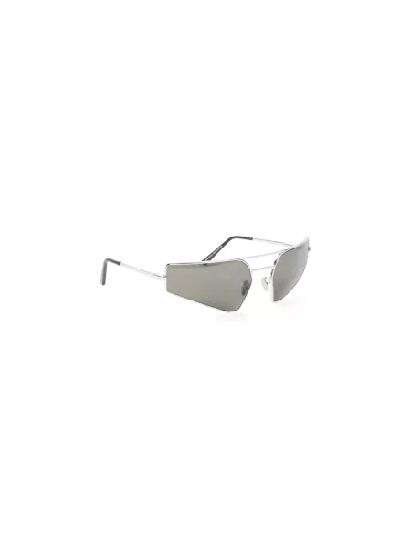 Rick Owens Akcesoria Mężczyzna Szary ONE SIZE Srebrne Okulary Przyciągający Design czarne