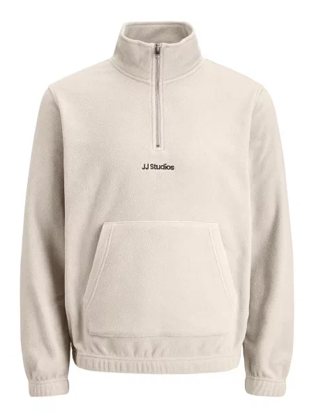 JACK & JONES Pulover JJESOHO bej negru
