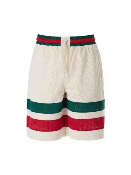 Szorty Gucci z logo beżowe