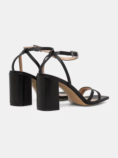 Answear Lab sandale de piele crem negru