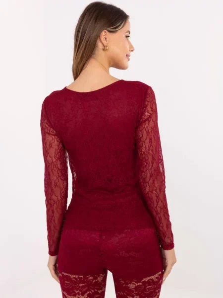 Bluză Italy Moda bordo