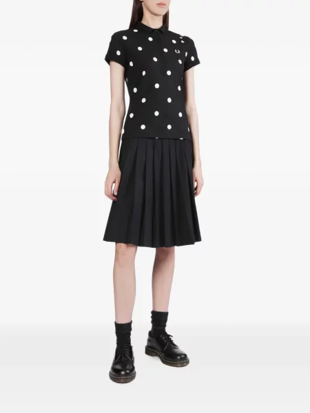 Tricou polo Fred Perry cu buline negru