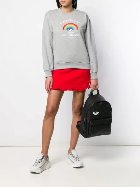 Hanorac Chiara Ferragni cu imagine gri