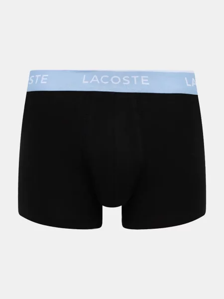 Lacoste priliehavé boxerky pánske s elastanom čierna