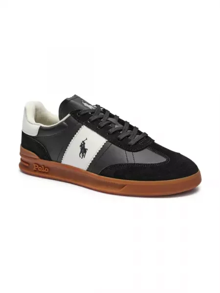 POLO RALPH LAUREN De piele sneakers negru