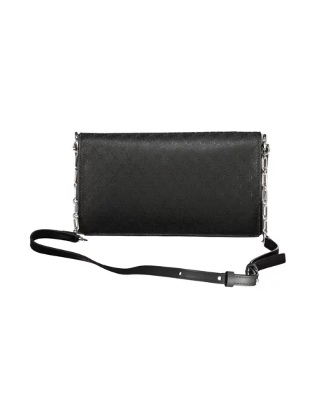 Mała torebka crossbody Calvin Klein skórzana czarna