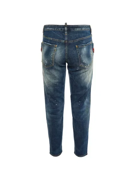 Blugi drepți Dsquared2 albastru