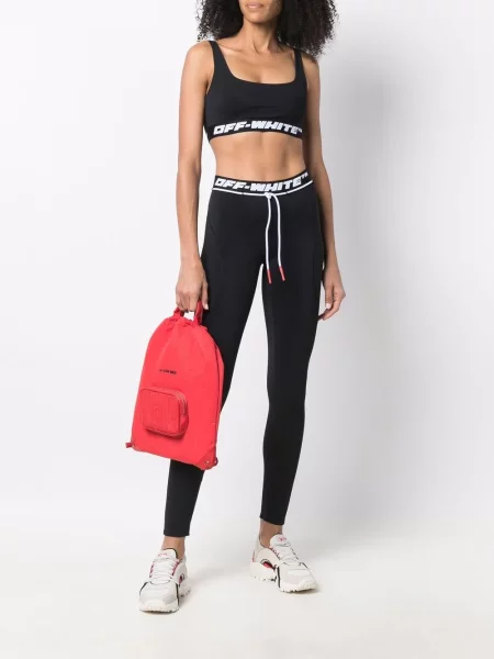 Leginsai Off-white su autografu balta