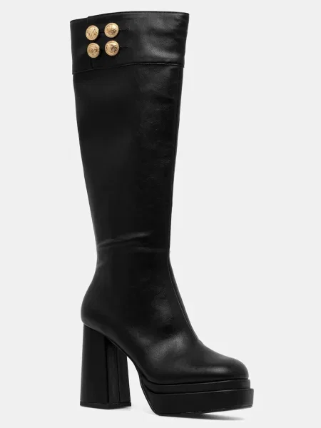 Buffalo cizme May Boot Btn cu drept negru