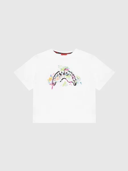 Дитяча футболка Neon Floral Sprayground біла