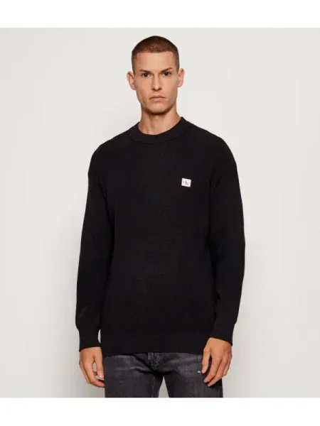 Pulover Calvin Klein Jeans negru