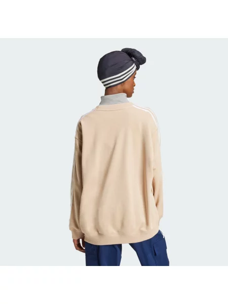 Mikina Oversized Crew béžová