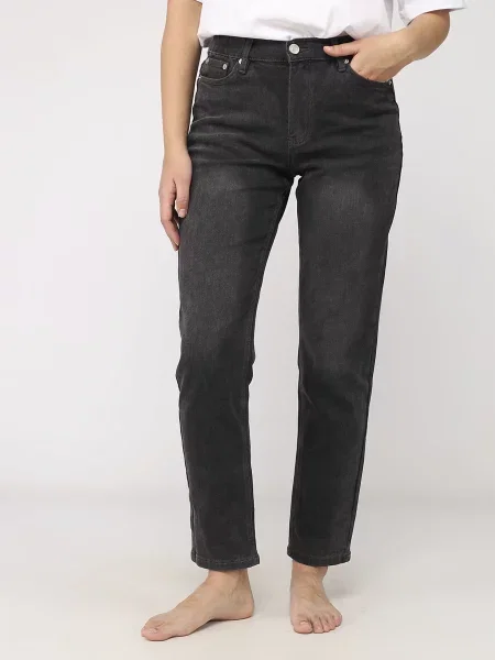 Джинси мом YUKI сірий