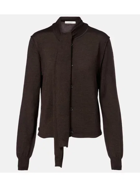 Cardigan Lemaire de lână maro