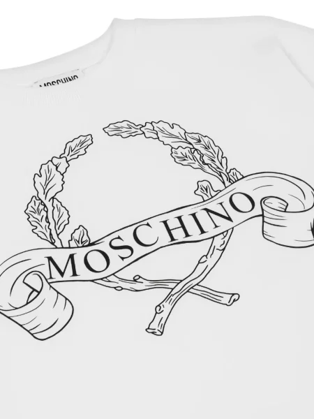 Koszulka dziecięca Moschino biała
